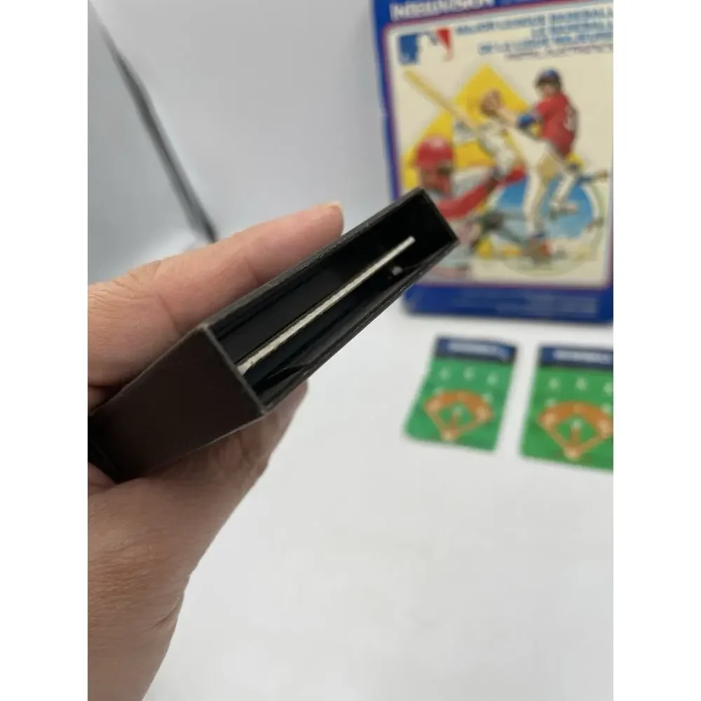 Vintage Intellivision MAJOR LEAGUE BASEBALL Video Game 1979 CIB Box Manual